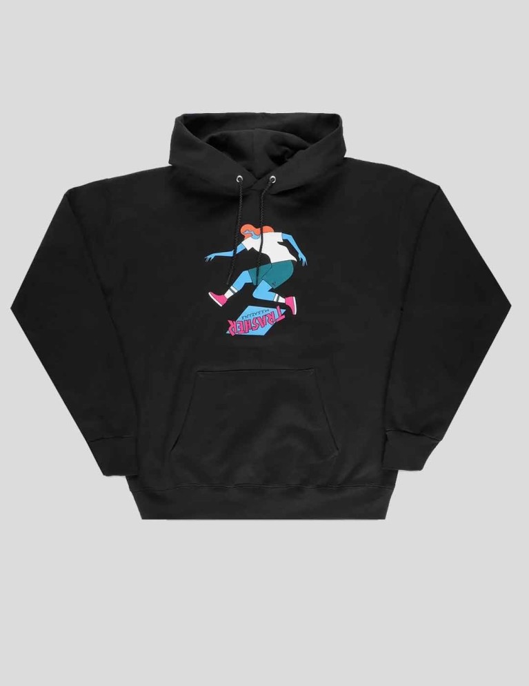 THRASHER x parra tre cappuccio nero